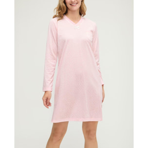 Camisón mujer de pico con corazones