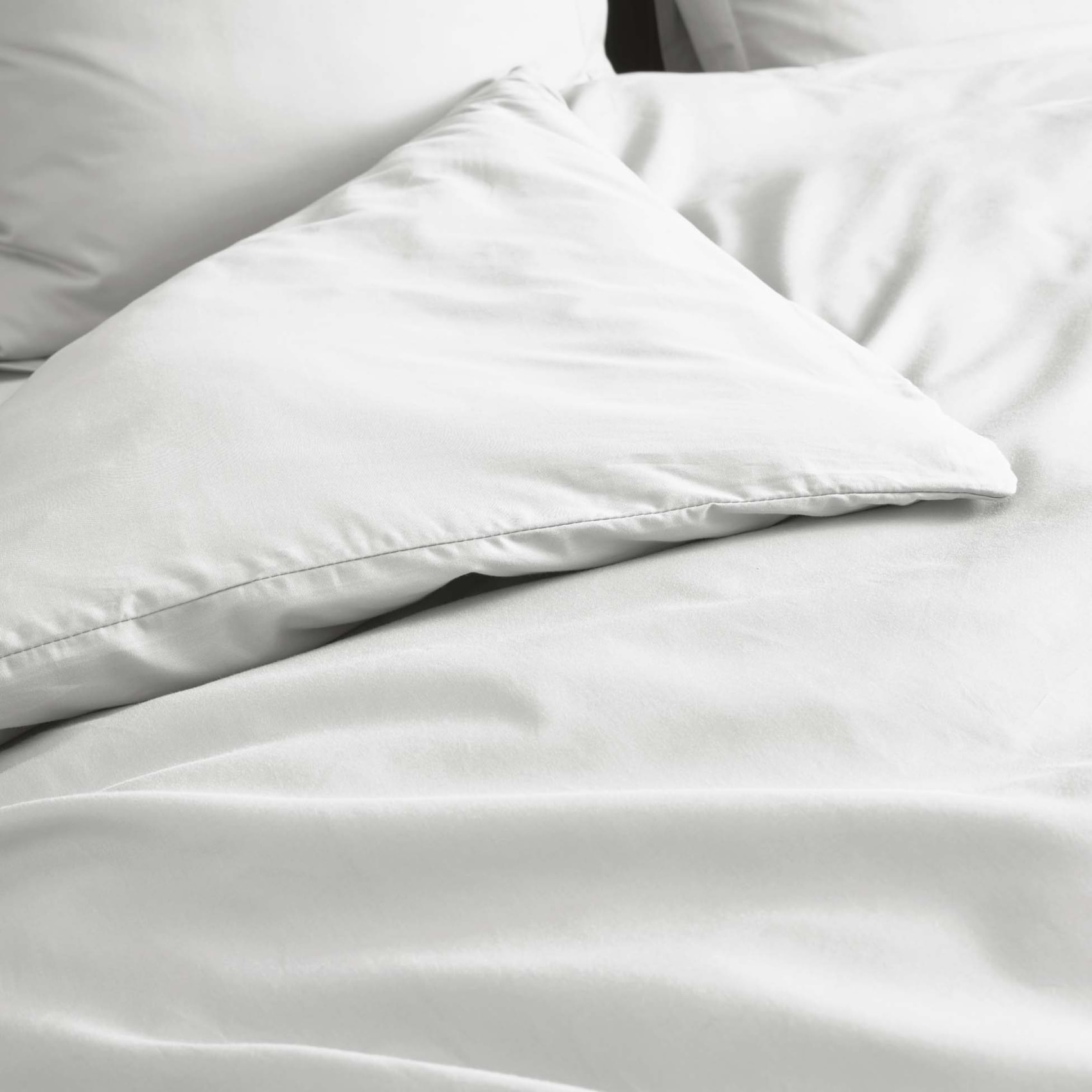 Housse de couette 100% Percale de Coton ORIGINE - Blanc