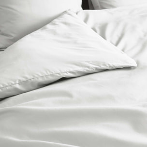 Housse de couette 100% Percale de Coton ORIGINE - Blanc