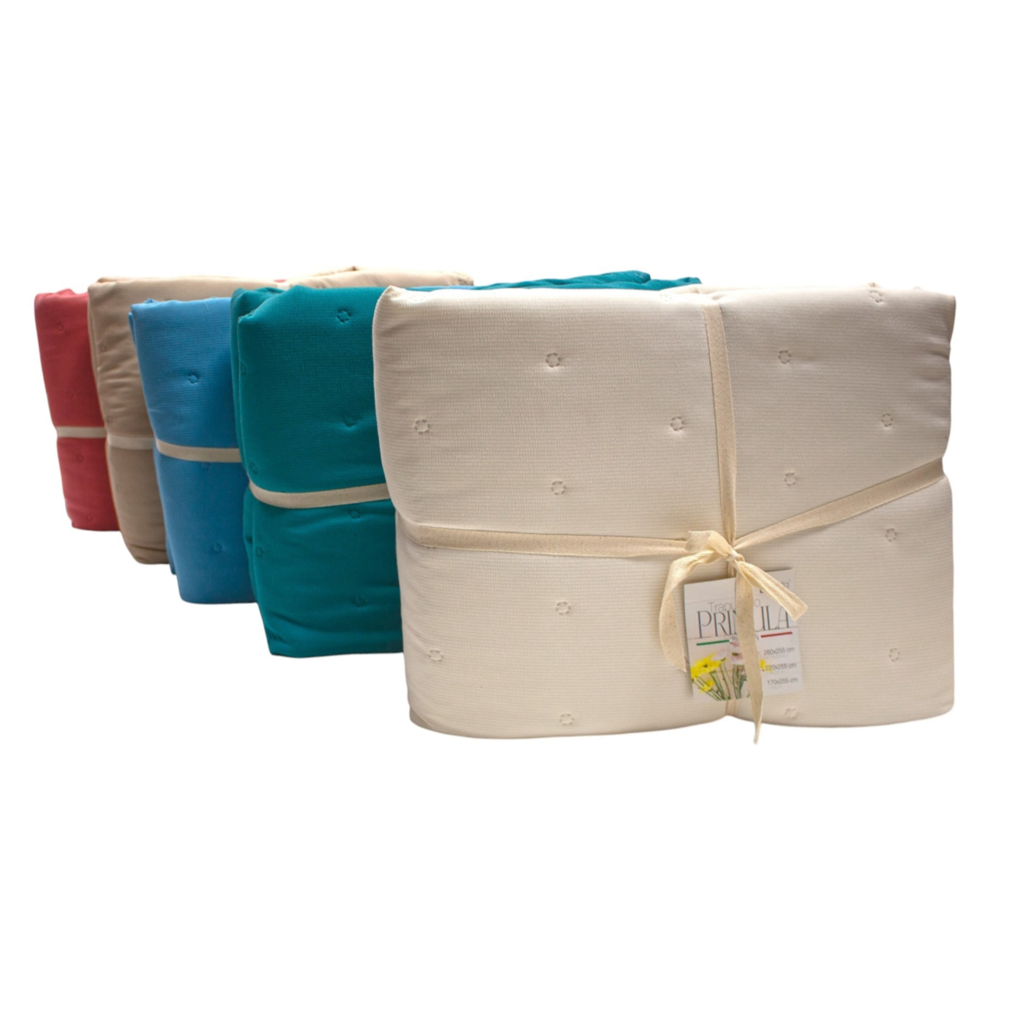 COPRILETTO LETTO PIAZZA E MEZZA BEIGE MEZZA STAGIONE TINTA UNITA EFFETTO STROPICCIATO