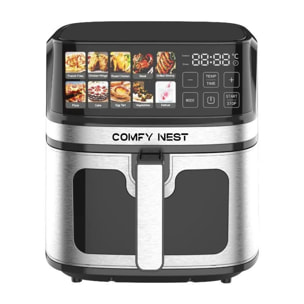 Friteuse à air chaud Air fryer avec écran digital 8L 1700W Comfy Nest CN06160