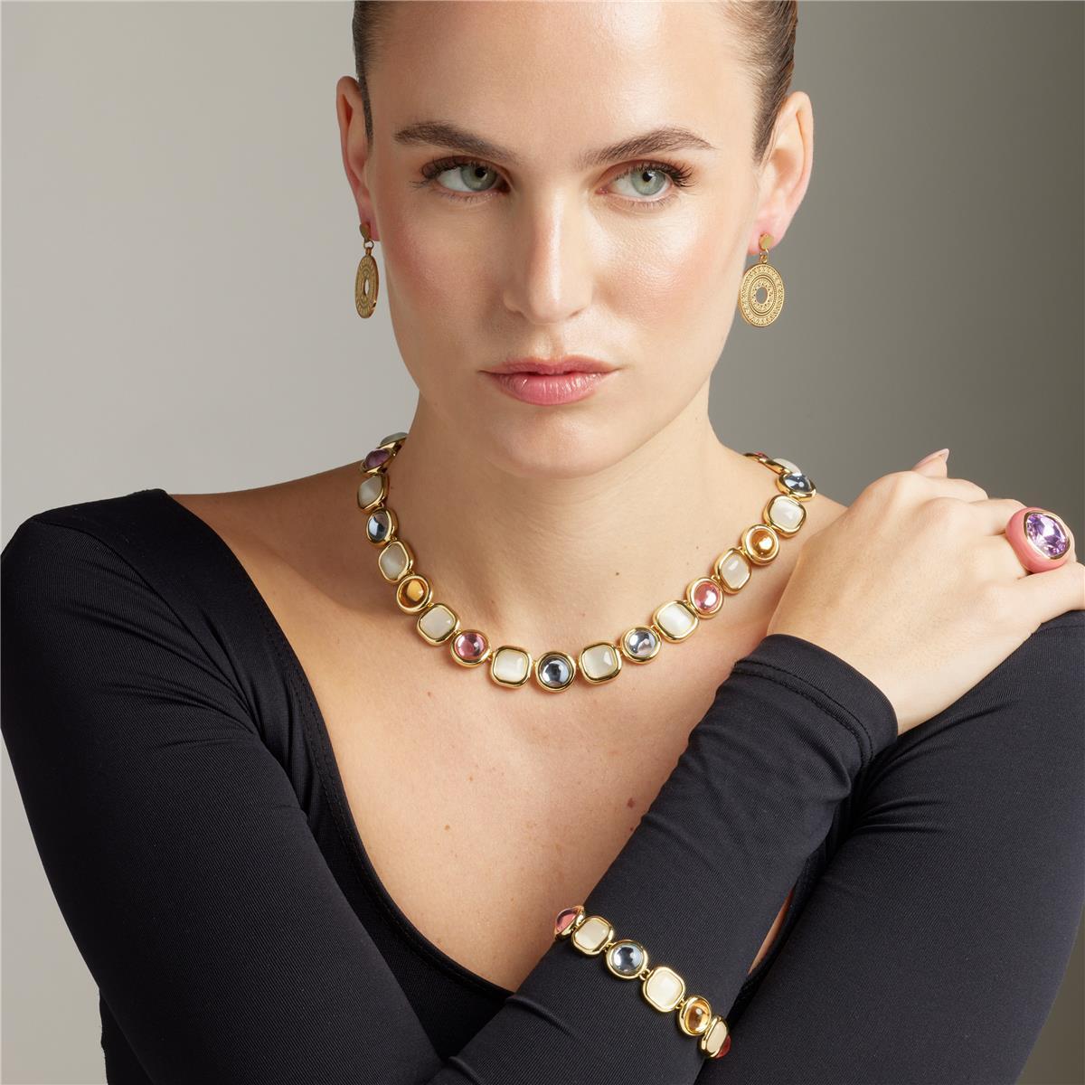 Pendientes Lux by Lux acabados oro 18k