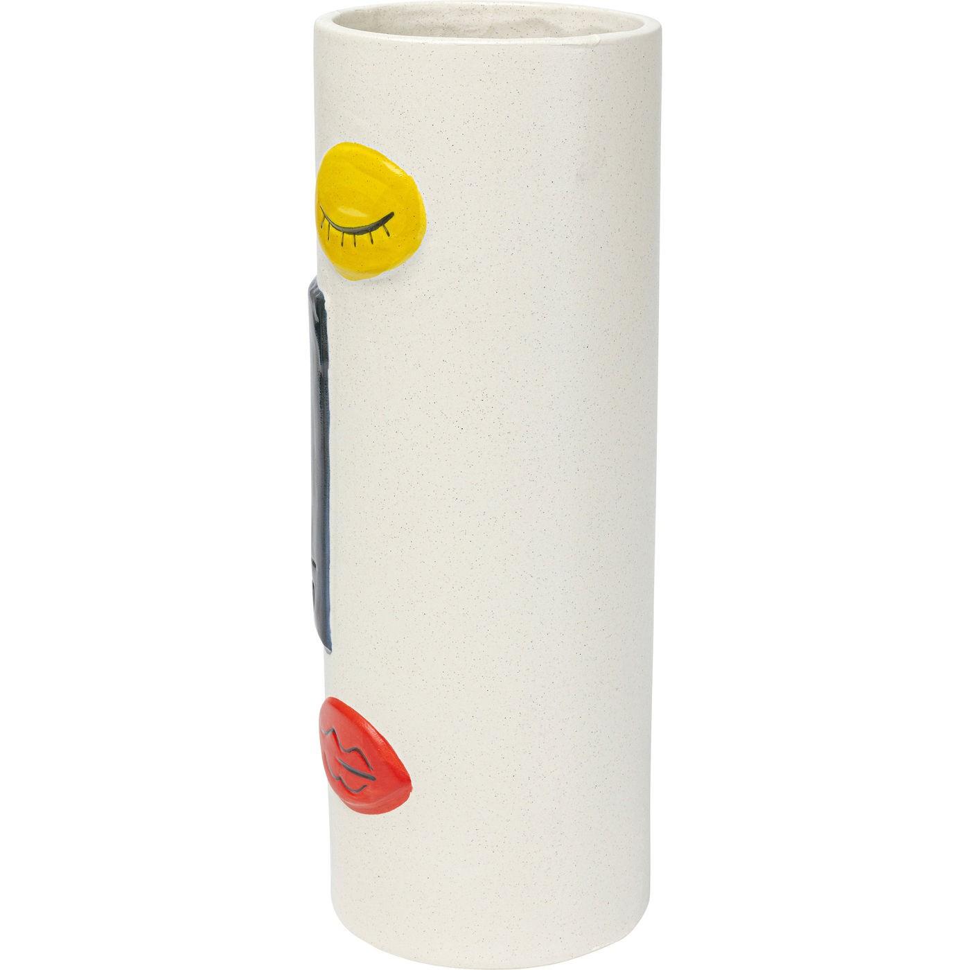 Vase Art Face Colore 33cm Kare Design