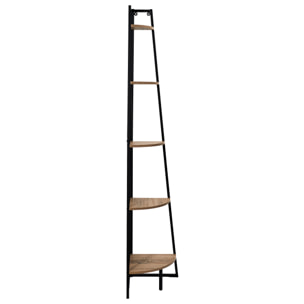Etagere Angle Bois Et Metal