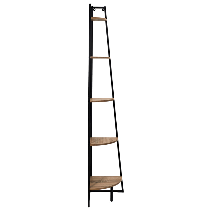 Etagere Angle Bois Et Metal