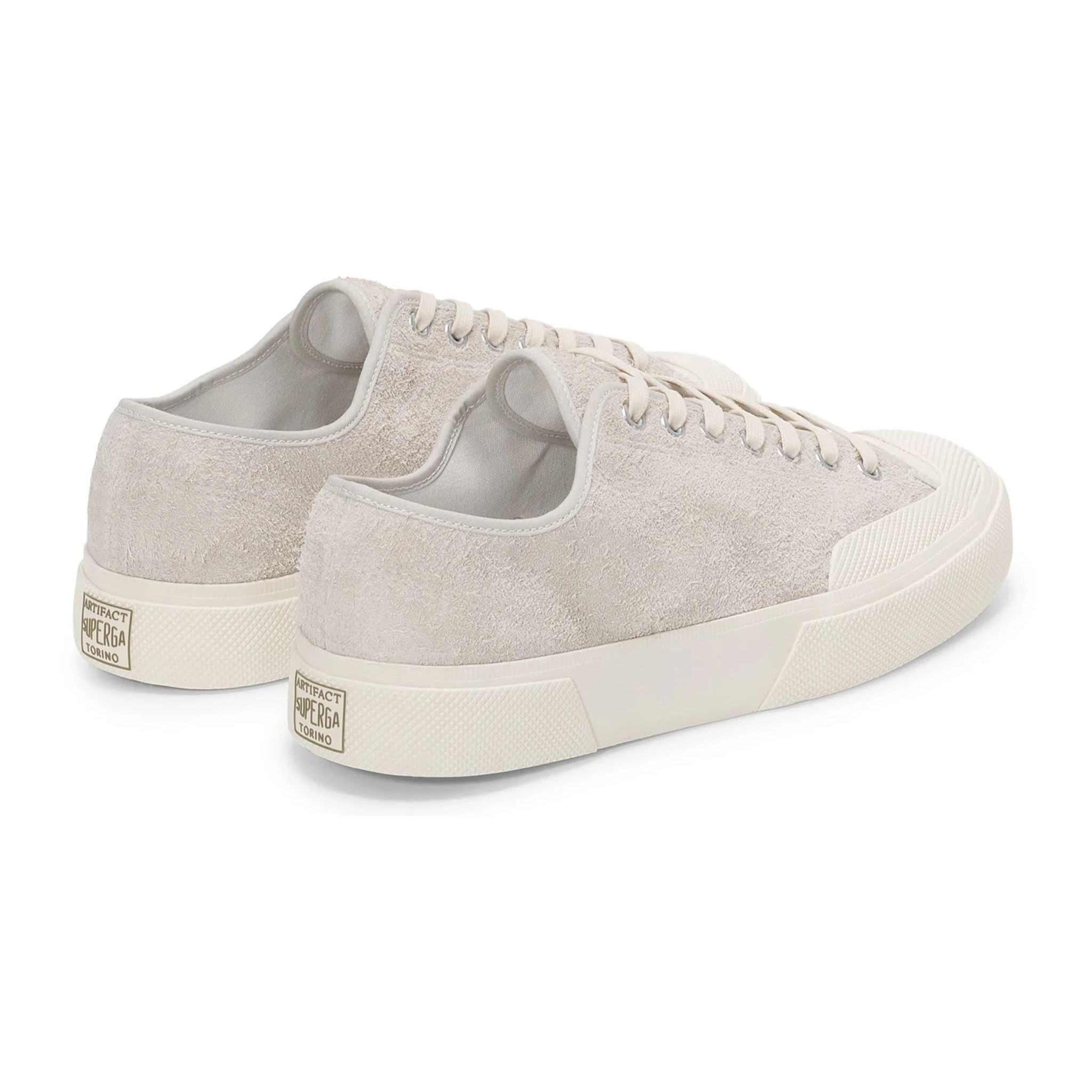 Le Superga Uomo Donna Bianco 2432 Works Hairy Suede