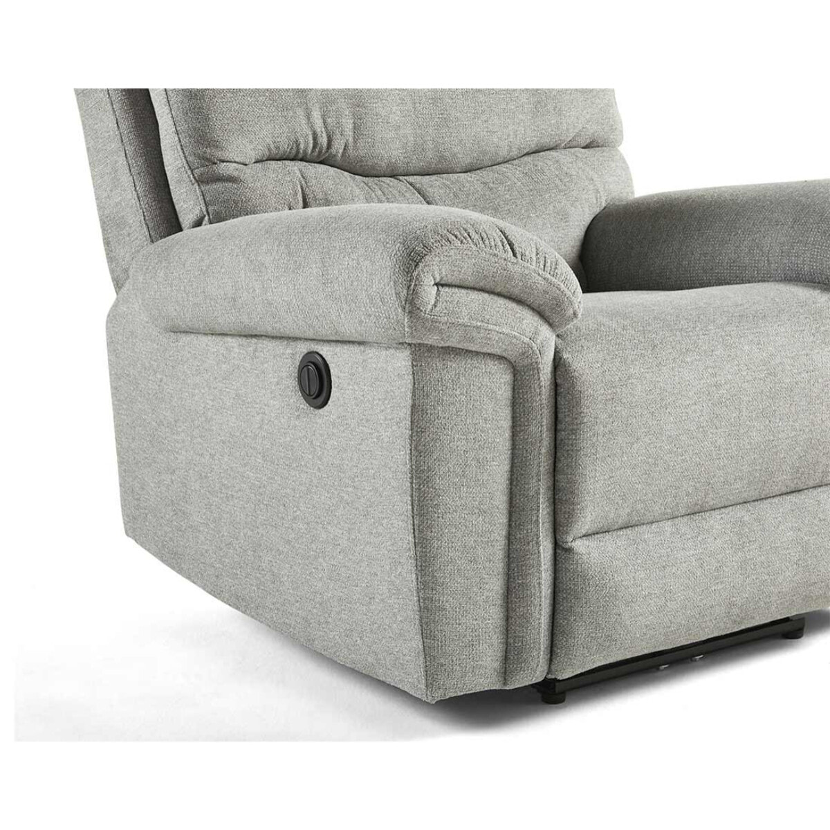 Jasmin - fauteuil relax électrique - en tissu - Gris clair