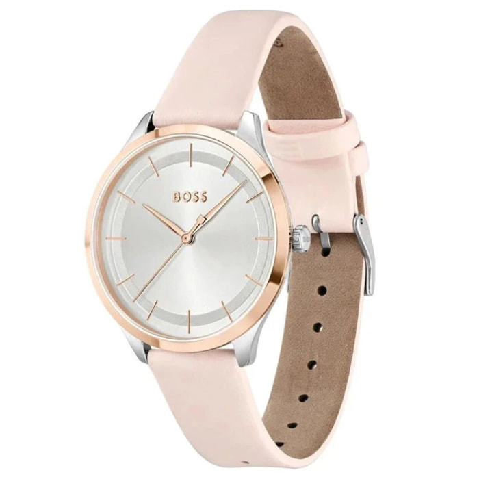 Reloj Hugo Boss 1502643 Mujer Analogico Cuarzo con Correa de Cuero