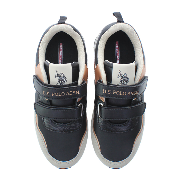 Sneakers U.S. Polo Assn. nero-beige