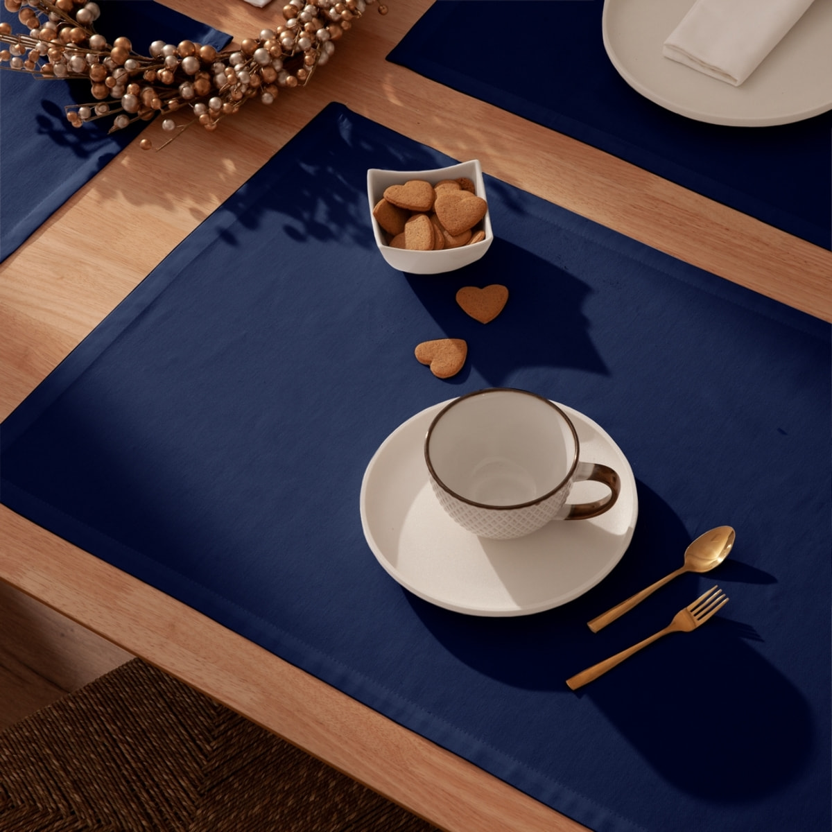 Nappe anti-tâches INDIV. CHRISTMAS BLEU (2 ud.)