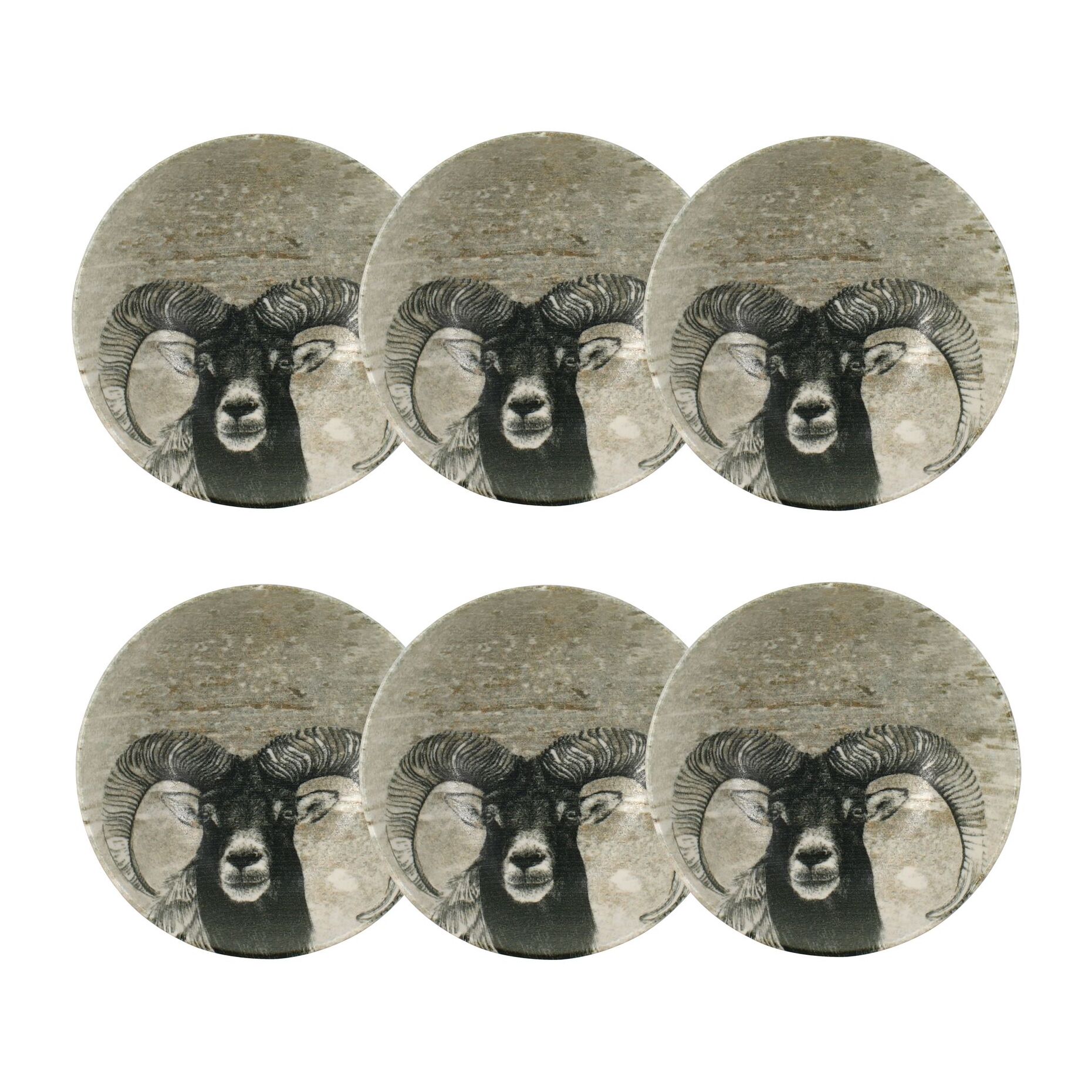 Lot de 6 coupelles en porcelaine 14cm LACHAT