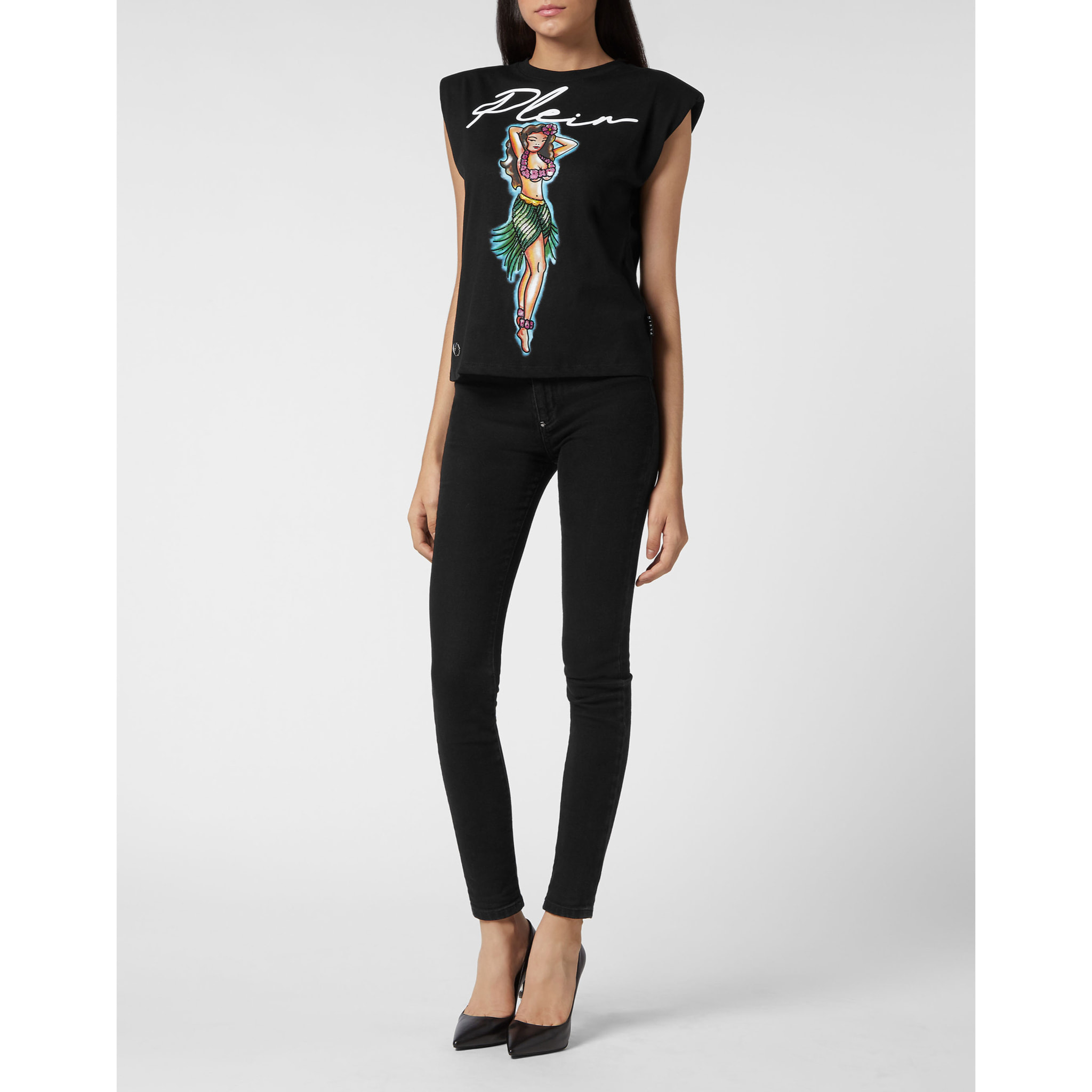 PHILIPP PLEIN T-Shirt Round Neck HAWAII