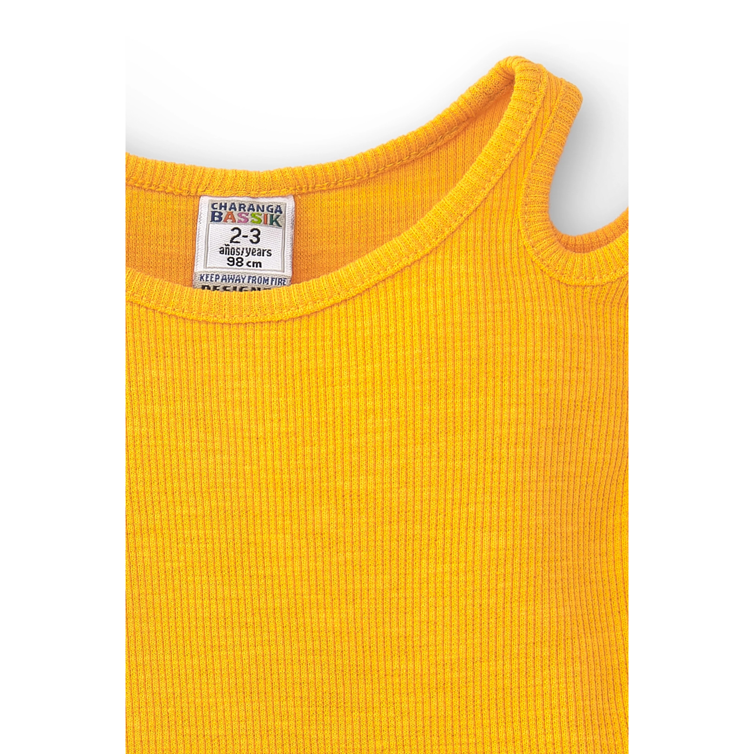 T-shirt Bambina Giallo