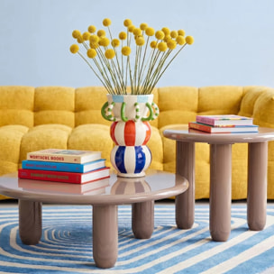 Table d'appoint Eliano 50cm moka Kare Design