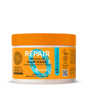 Oblepikha_O Repair - Masque Kératine à l'argousier Cheveux Secs et Abimés 300ml