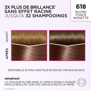L'Oréal Paris Casting Crème Gloss Coloration 618 Blond Foncé Noisette