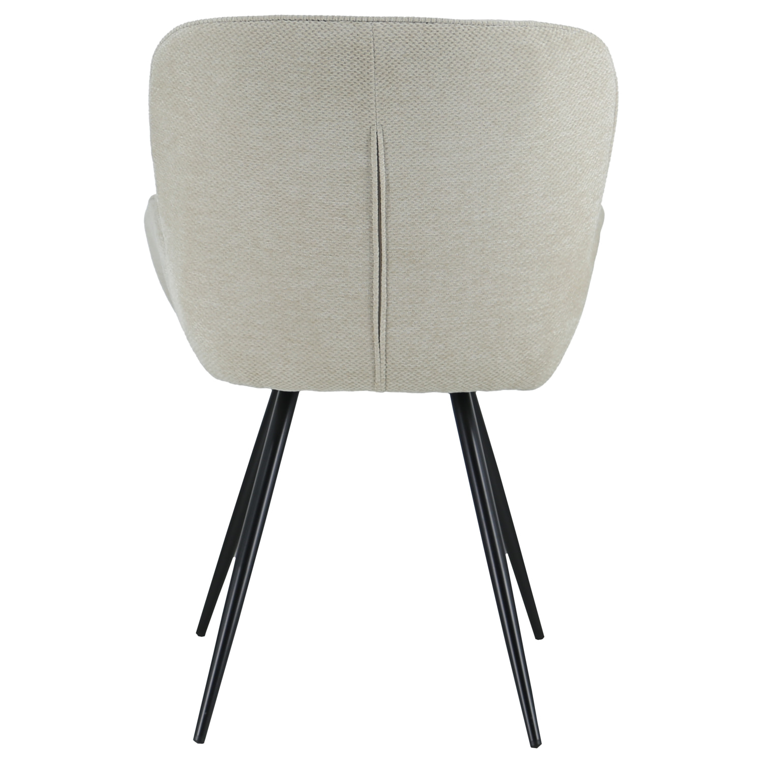 Chaise en chenille beige EVA