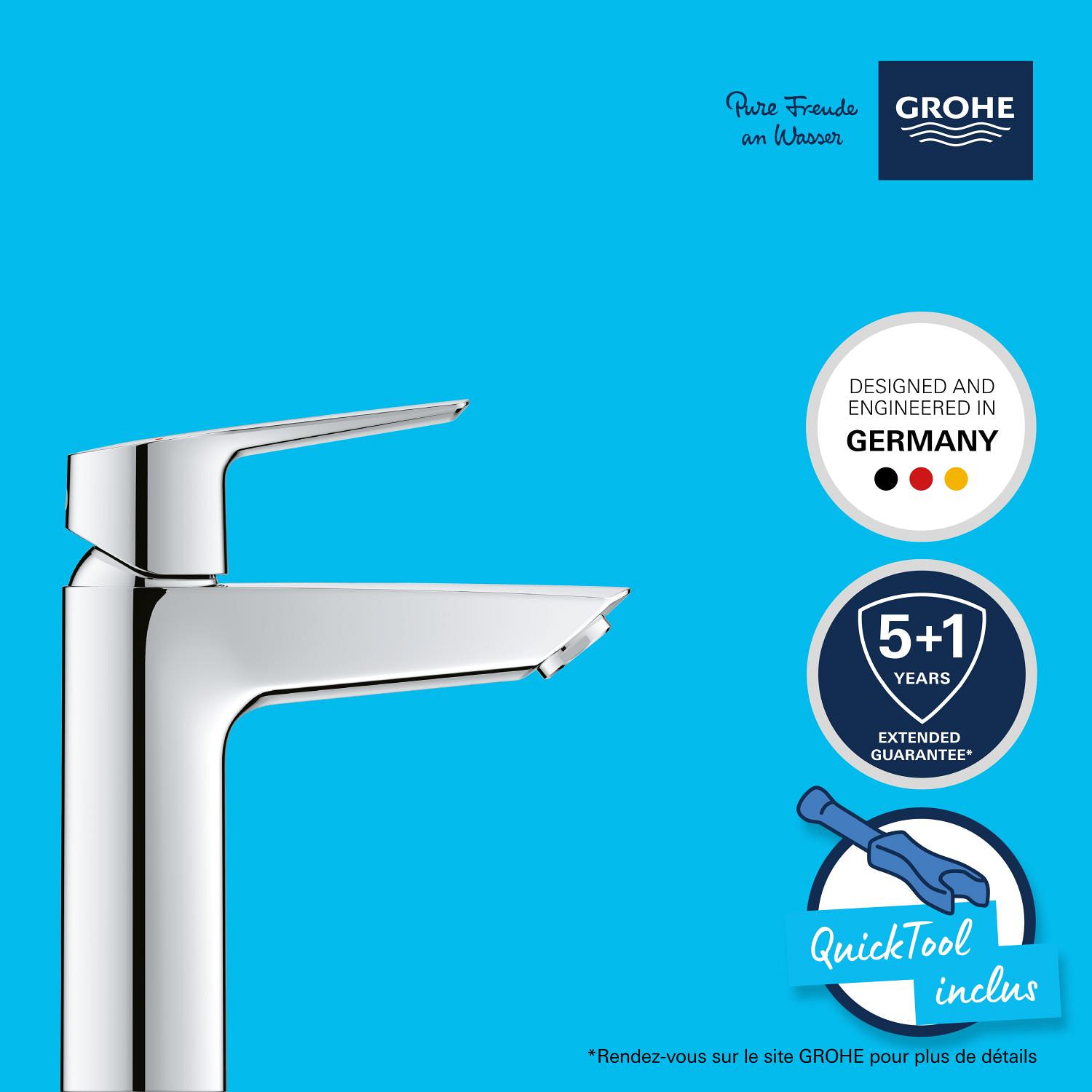 Mitigeur monocommande Lavabo Start QuickFix, Taille M (sans vidage)