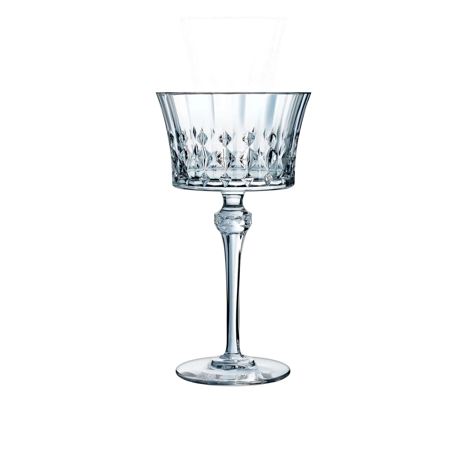 4 copas de champán 23 cl Lady Diamond - Cristal d'Arques
