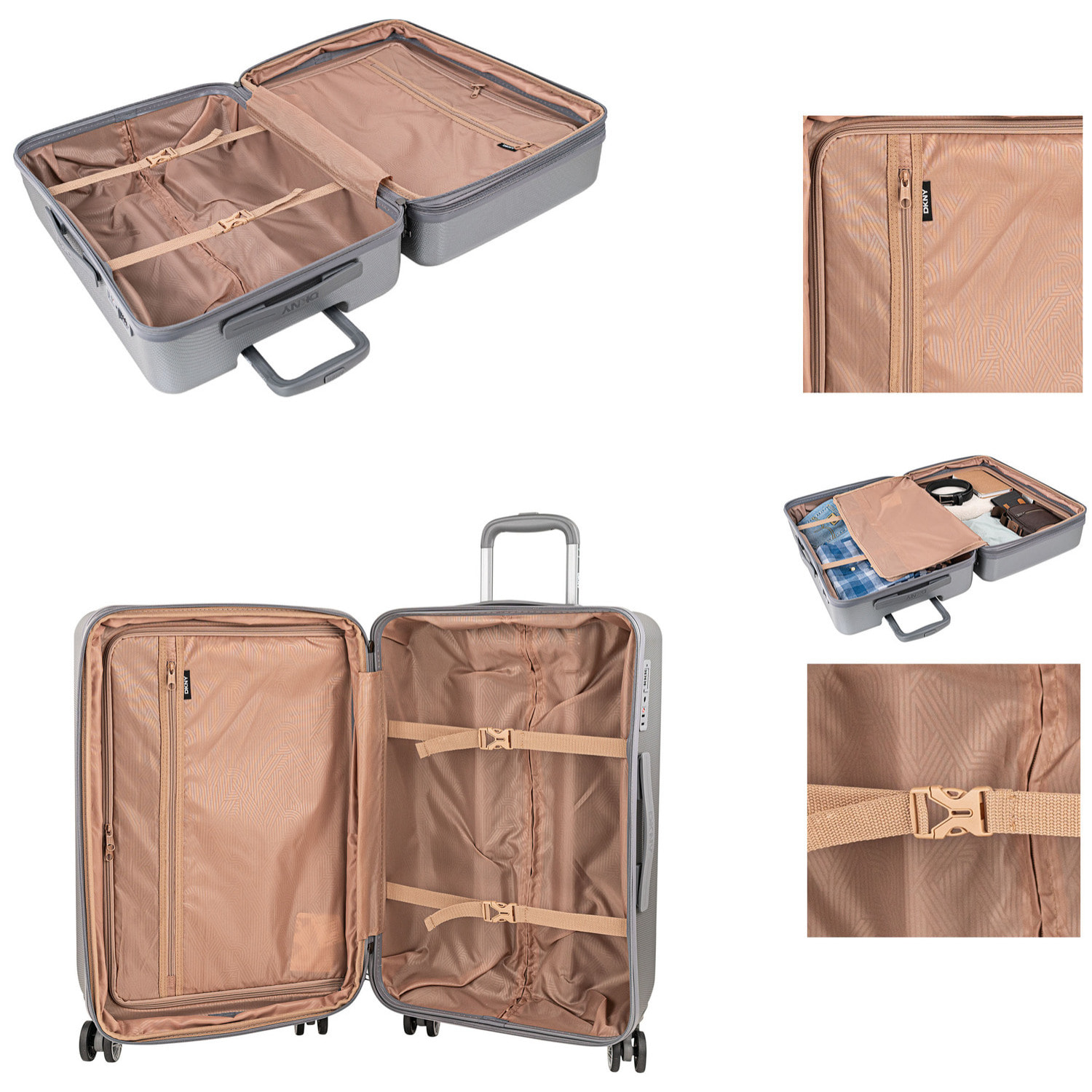 Juego De Maletas Pc Dkny Dkny-3103 Simply Put Plata