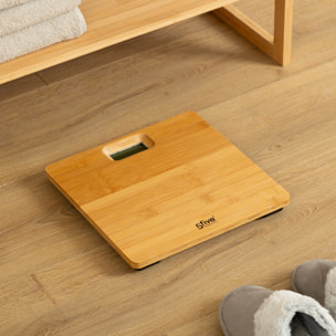 Balance pèse-personne Bambou