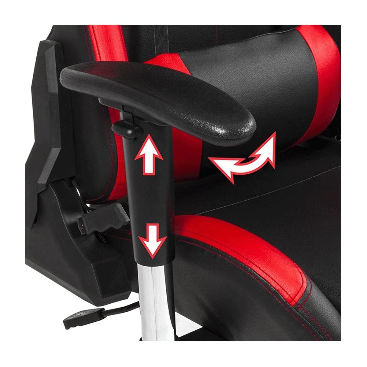Silla gaming Silverstone Negro - Rojo Silverstone