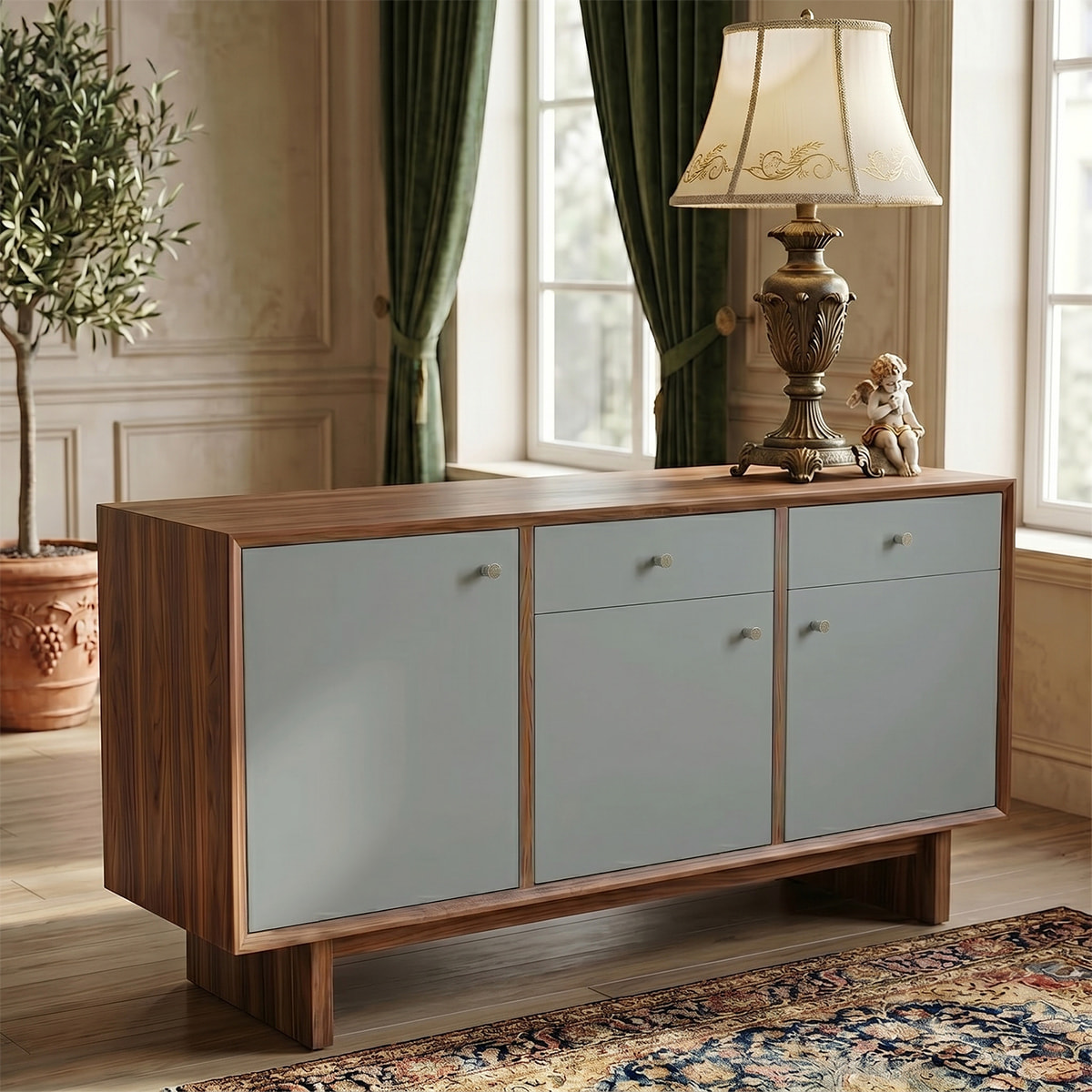 Rouleau adhésif décoratif Vinyle au Mètre - Gris tourterelle - Sticker Lavable Imperméable Mur Cuisine Meubles