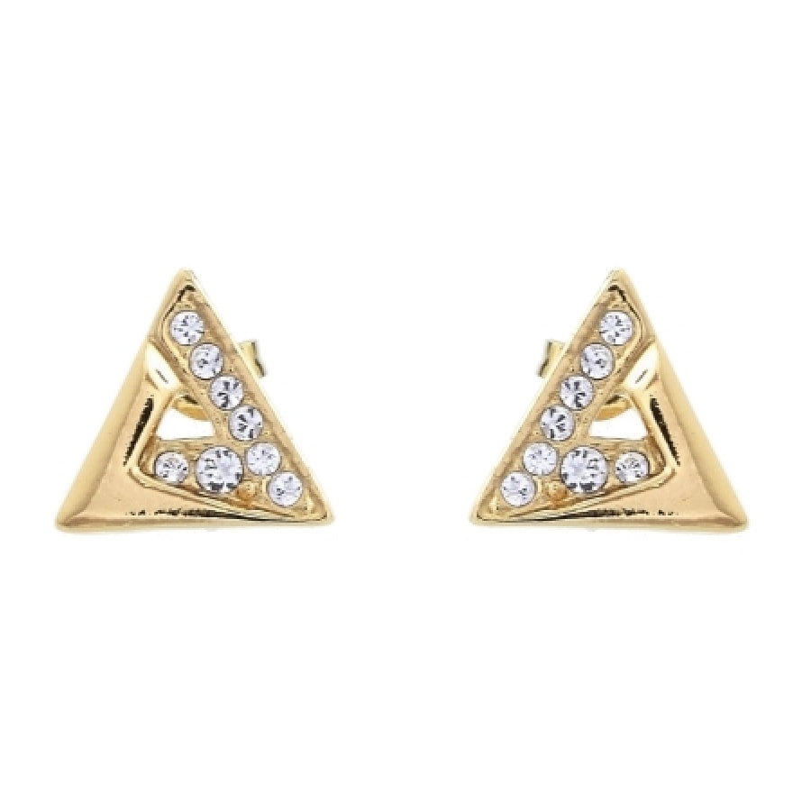 Pendientes Triangle adornado con cristales de Swarovski