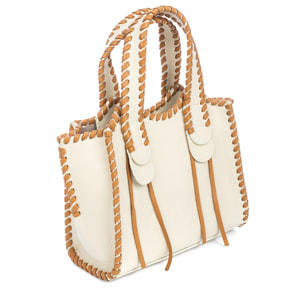 Avio bolso de mano mujer. Piel auténtica Dollaro