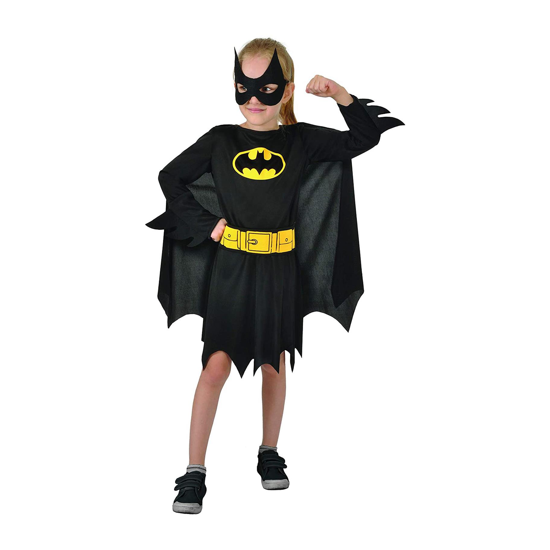 Costume Completo Batgirl Bambina Prodotto Originale Dc Comics