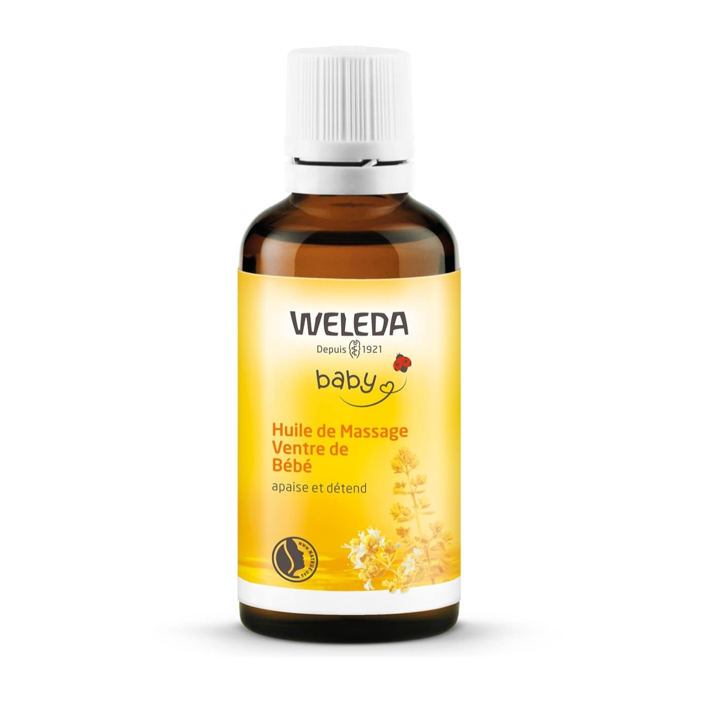 WELEDA - Huile de Massage Ventre de Bébé - 50 ml
