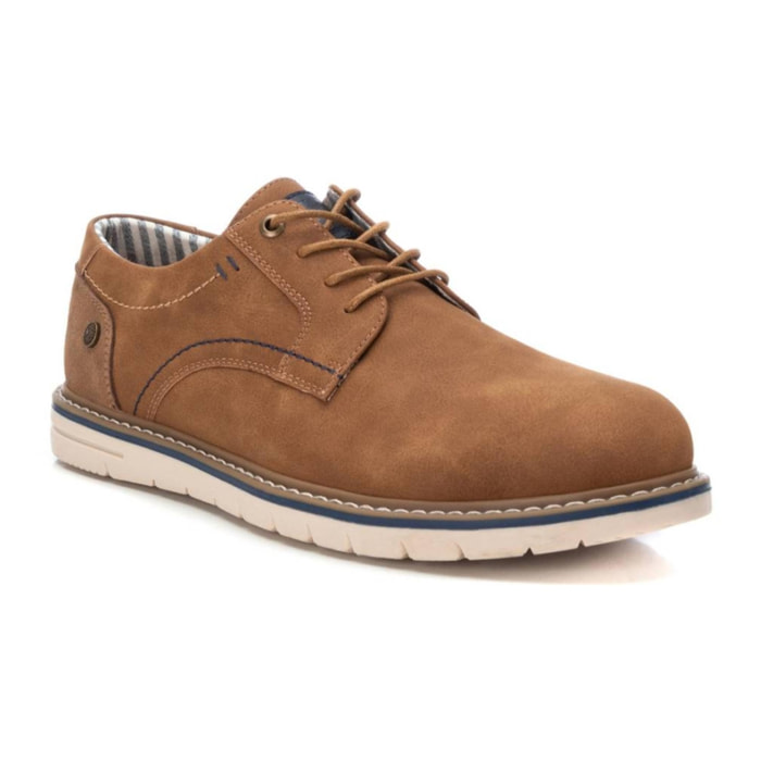 Zapato blucher/derby camel