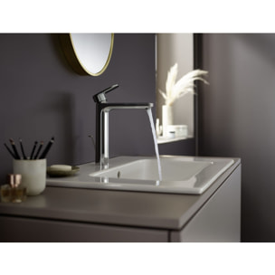 Vernis Blend Mitigeur de lavabo 190 avec tirette et vidage métallique chromé
