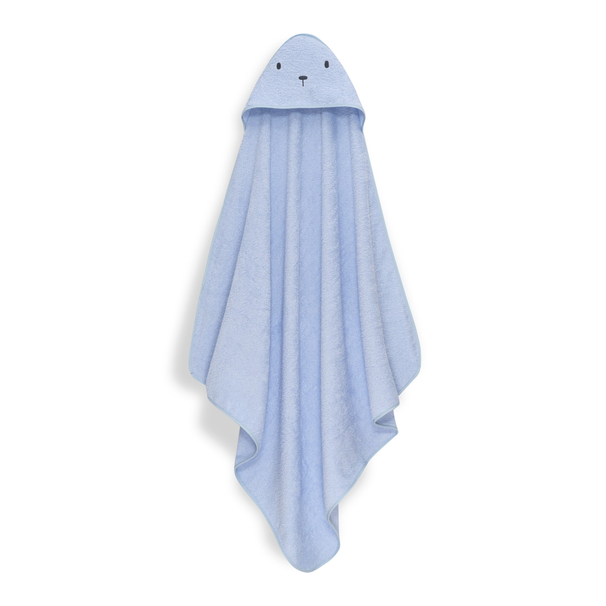 Capa Baño 1X1 Mod Oso+Dudu Muselina Azul