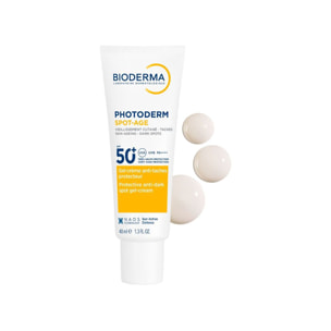 Photoderm Spot-Age - Gel-Crème Anti-Taches, Antioxydant, Invisible SPF50+ 40 ml