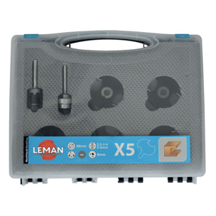 Coffret de 5 disques à rainer LEMAN D48mm - 4728.700.52