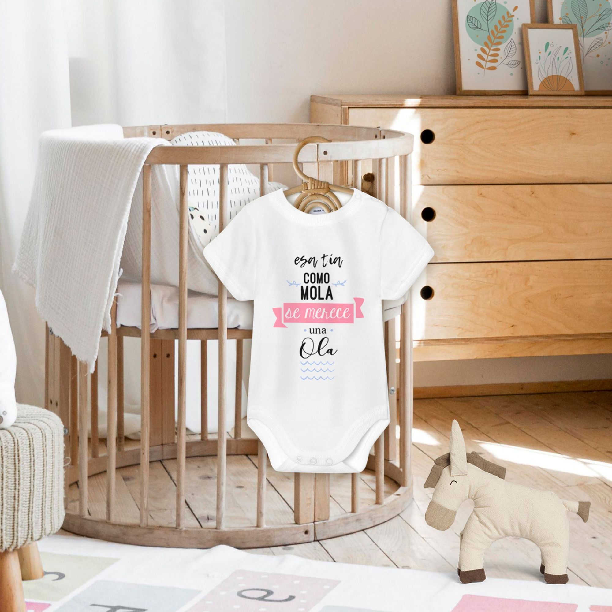 Body bebé personalizado frases algodón