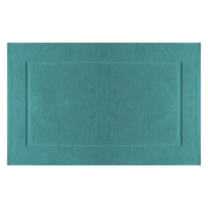 Tapis de bain pur coton 850 g/m² uni vert Vitae emeraude