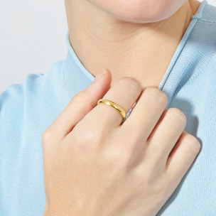 Alianza Samo acabado oro amarillo 18k