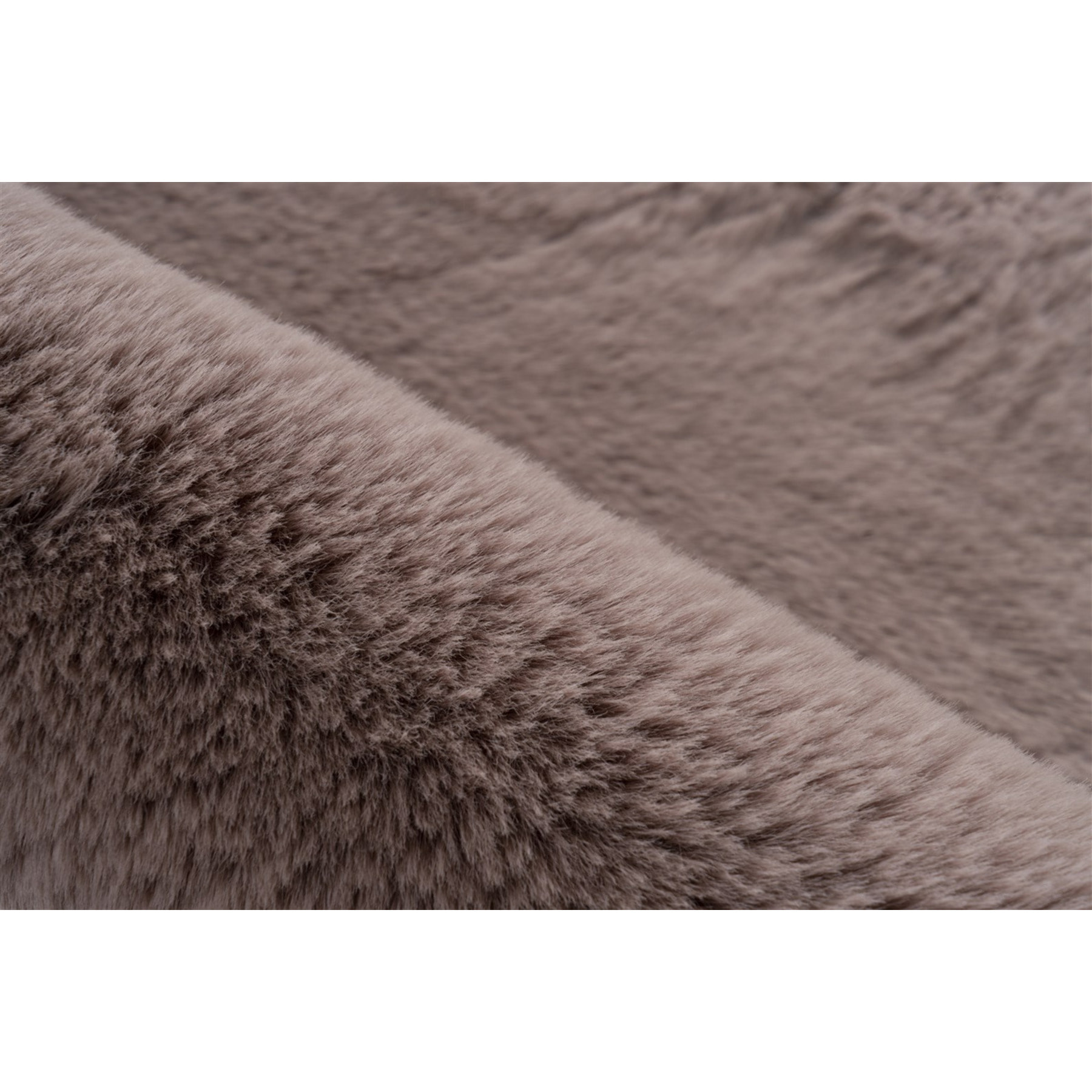 Tappeto da bagno Rabbit Rosa in soffice pelliccia sintetica