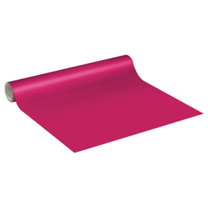 Rouleau adhésif décoratif Vinyle au Mètre - Fushia - Sticker Lavable Imperméable Mur Cuisine Meubles