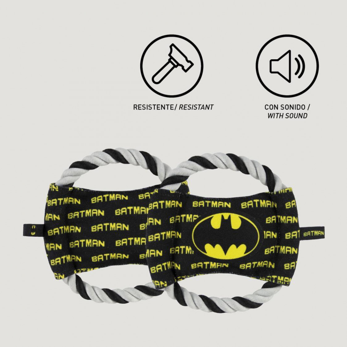 Dc Comics Batman Corda dentale gioco da masticare per cane For Fun Pets Cerdà