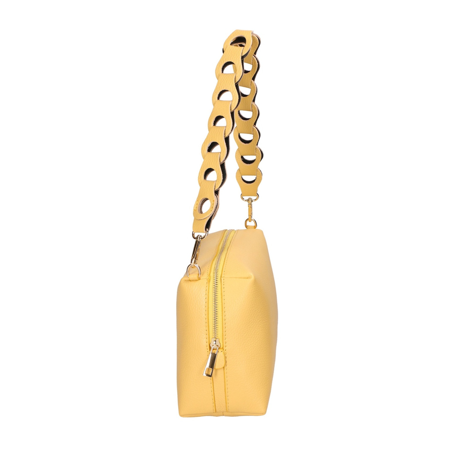 Borsa a spalla da donna - Modello Livia - Vera pelle - 26.0 x 16.0 x 9.0 cm