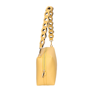 Borsa a spalla da donna - Modello Livia - Vera pelle - 26.0 x 16.0 x 9.0 cm