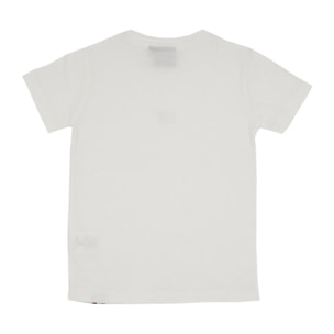Camiseta básica de manga corta para niño con logo pequeño