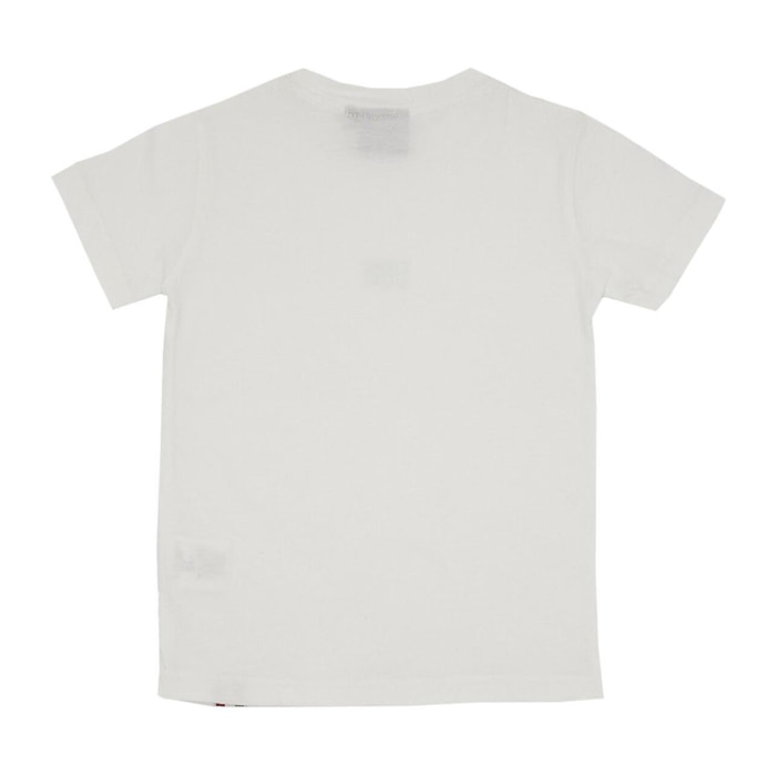 Camiseta básica de manga corta para niño con logo pequeño