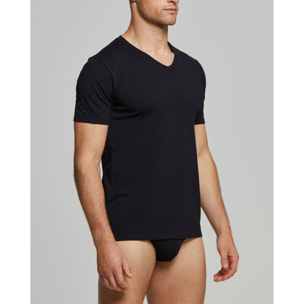 T-Shirt scollo V no stress cotone modal