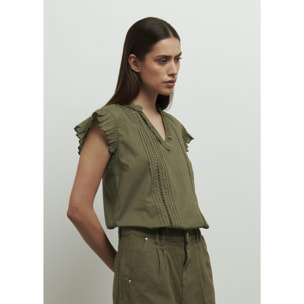 BLUSA VERDE MILITARE CONBIPEL