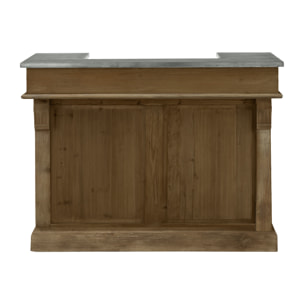 Meuble de bar en bois de cèdre recyclé et métal - Spritz
