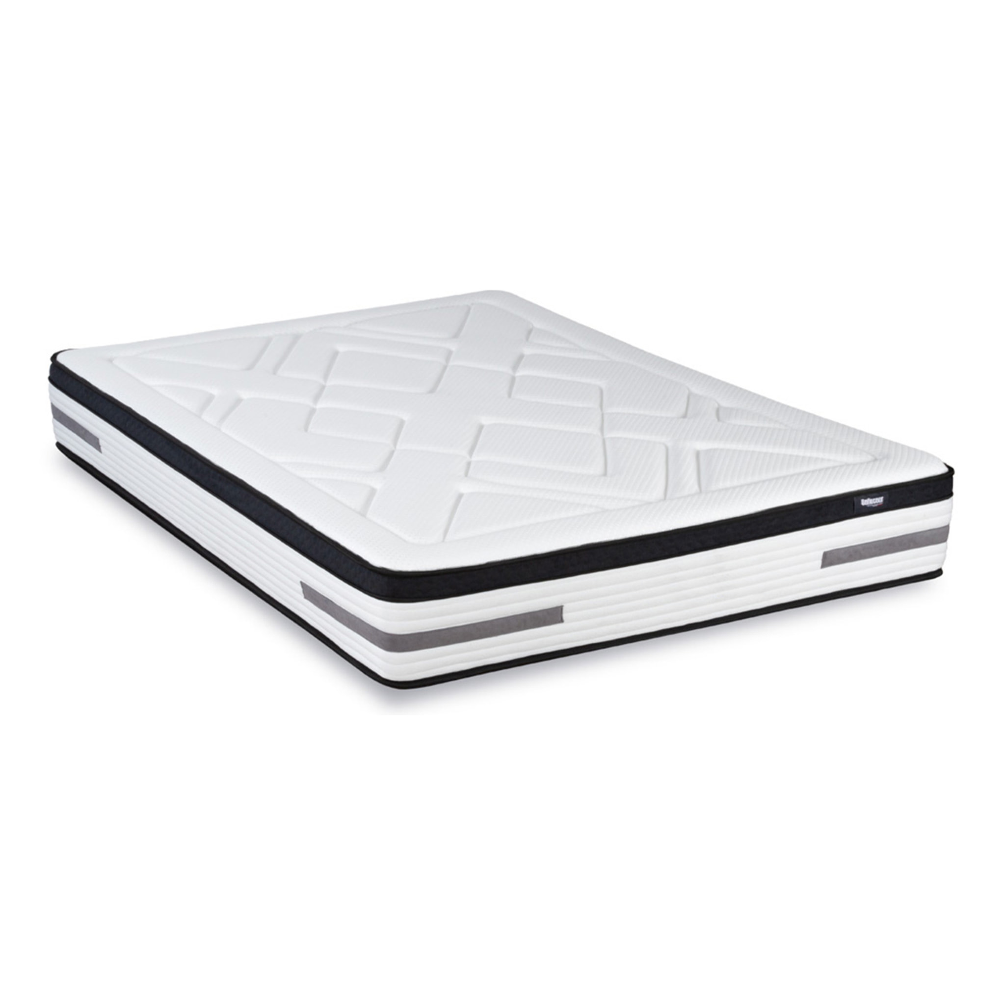 Matelas Hybride Bellevue, Soutien Ferme, 24 cm, Ressorts Ensachés & Mémoire de Forme